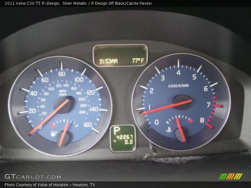 Silver Metallic / R Design Off Black/Calcite Flextec 2011 Volvo C30 T5 R-Design