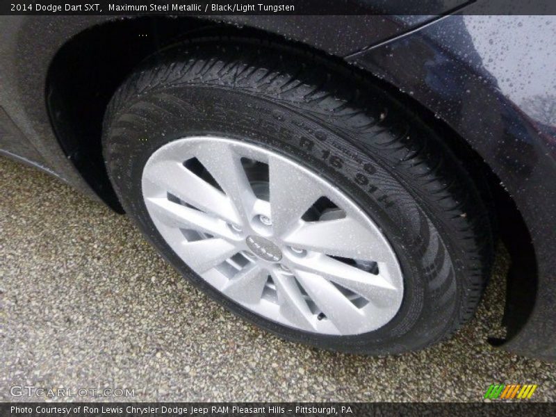 Maximum Steel Metallic / Black/Light Tungsten 2014 Dodge Dart SXT
