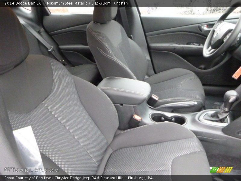 Maximum Steel Metallic / Black/Light Tungsten 2014 Dodge Dart SXT