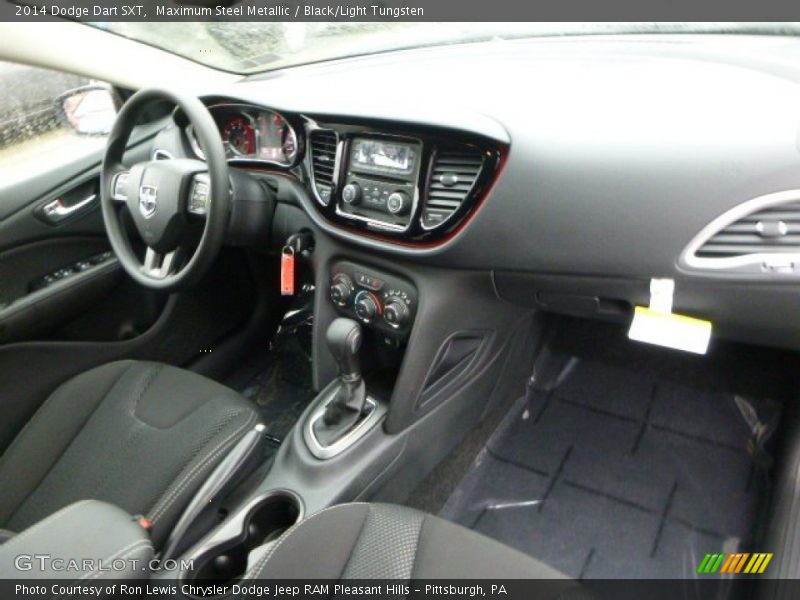 Maximum Steel Metallic / Black/Light Tungsten 2014 Dodge Dart SXT