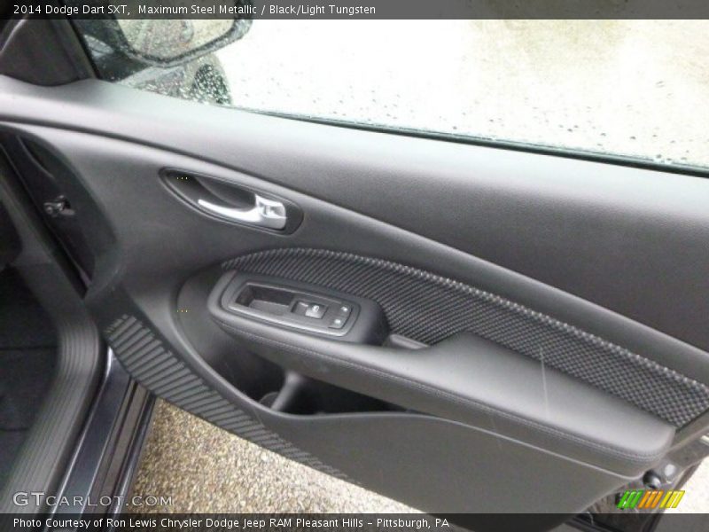 Maximum Steel Metallic / Black/Light Tungsten 2014 Dodge Dart SXT