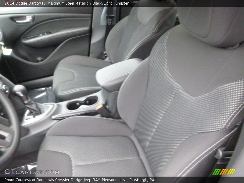 Maximum Steel Metallic / Black/Light Tungsten 2014 Dodge Dart SXT