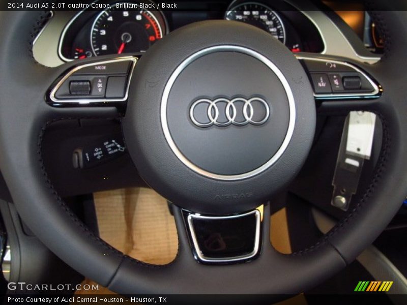 Brilliant Black / Black 2014 Audi A5 2.0T quattro Coupe