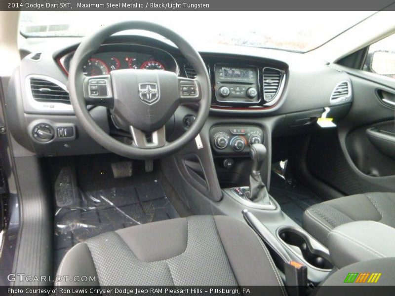 Maximum Steel Metallic / Black/Light Tungsten 2014 Dodge Dart SXT