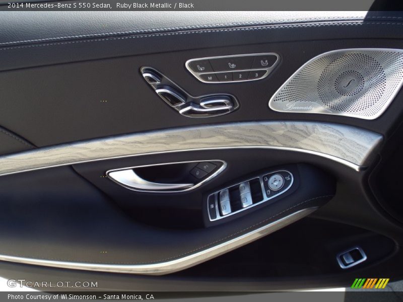 Ruby Black Metallic / Black 2014 Mercedes-Benz S 550 Sedan