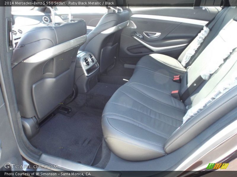 Ruby Black Metallic / Black 2014 Mercedes-Benz S 550 Sedan