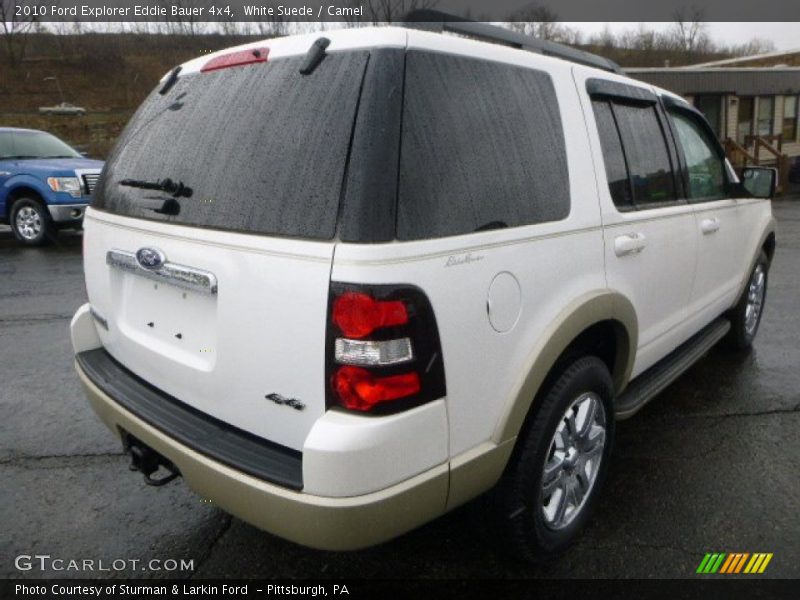 White Suede / Camel 2010 Ford Explorer Eddie Bauer 4x4