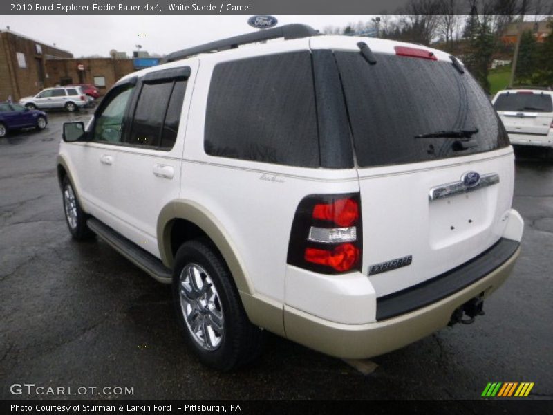 White Suede / Camel 2010 Ford Explorer Eddie Bauer 4x4