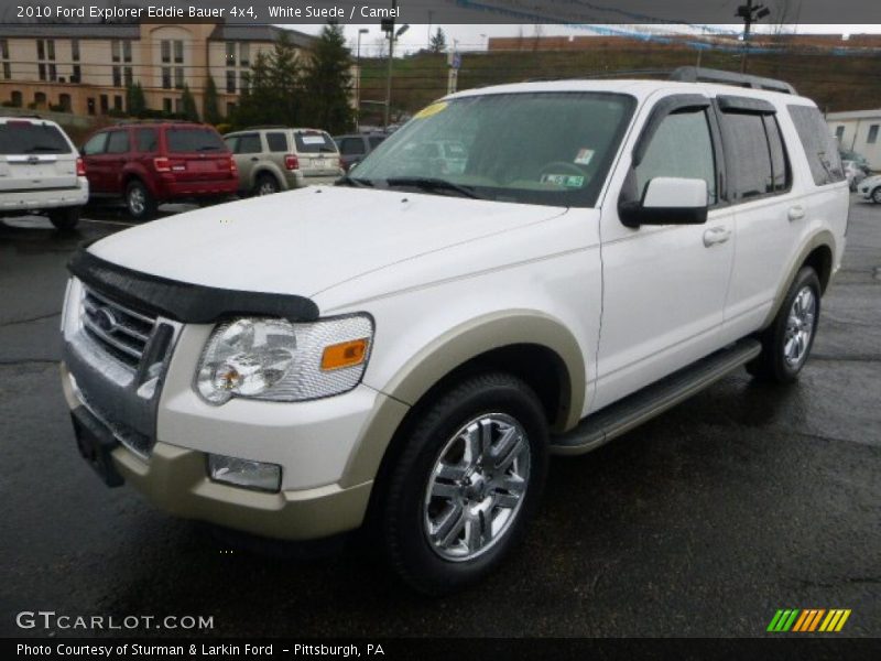 White Suede / Camel 2010 Ford Explorer Eddie Bauer 4x4