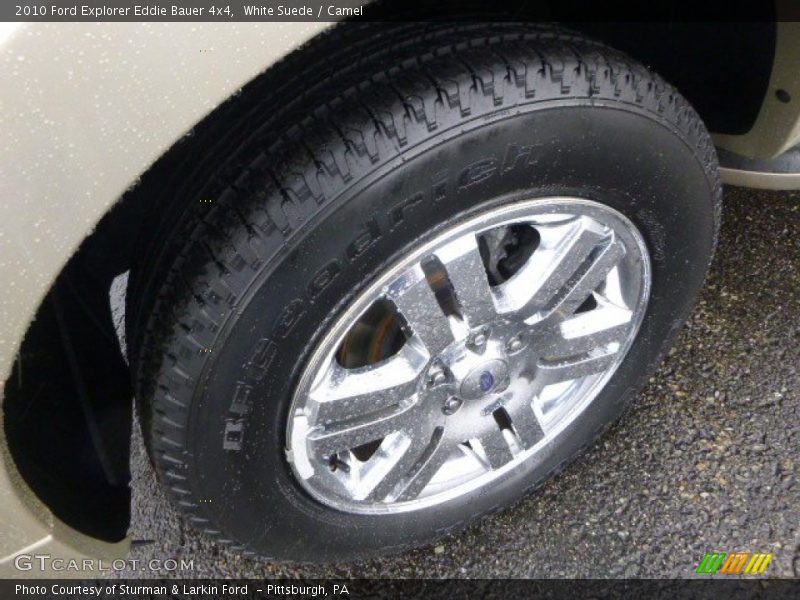 White Suede / Camel 2010 Ford Explorer Eddie Bauer 4x4