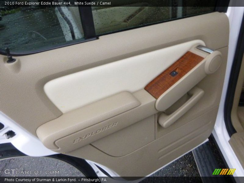 White Suede / Camel 2010 Ford Explorer Eddie Bauer 4x4