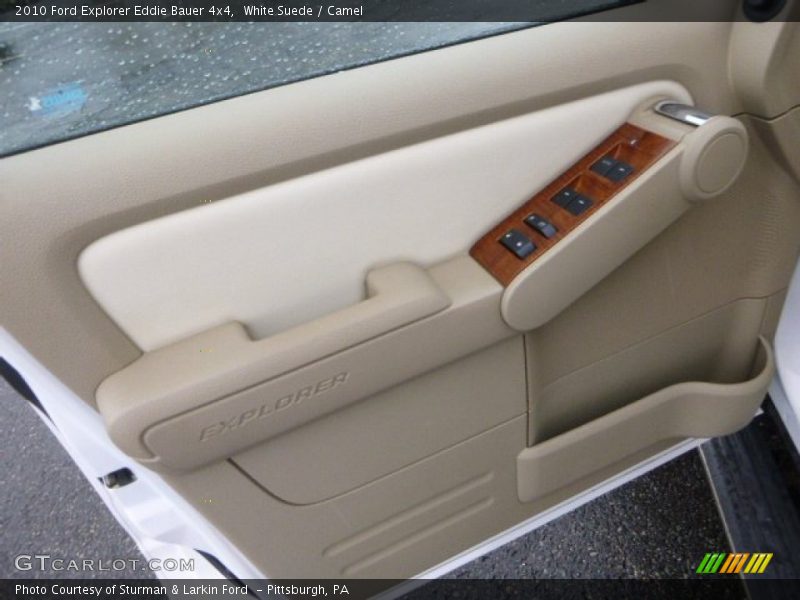 White Suede / Camel 2010 Ford Explorer Eddie Bauer 4x4