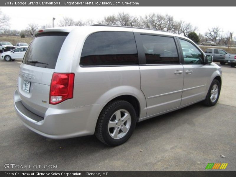 Bright Silver Metallic / Black/Light Graystone 2012 Dodge Grand Caravan SXT