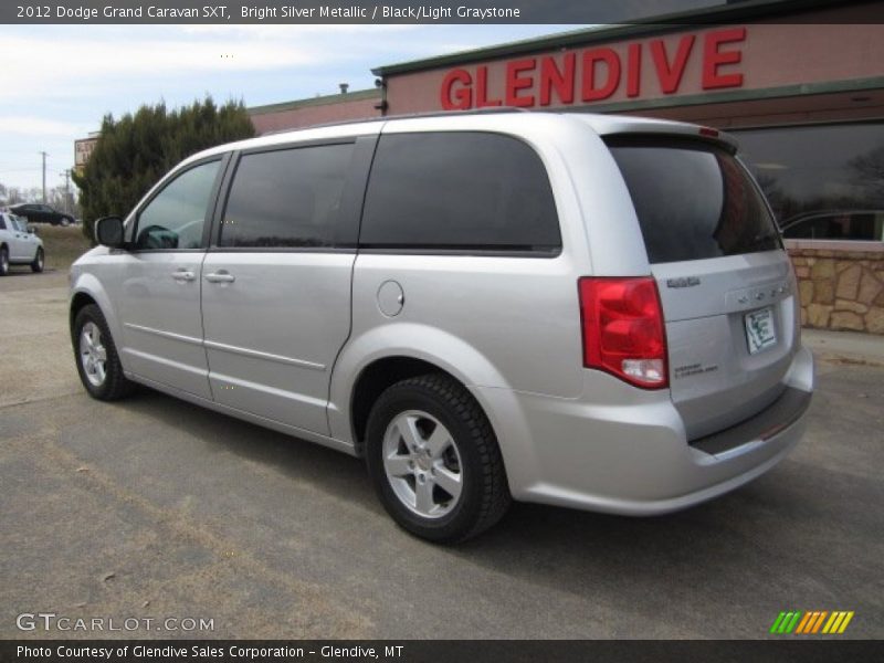 Bright Silver Metallic / Black/Light Graystone 2012 Dodge Grand Caravan SXT