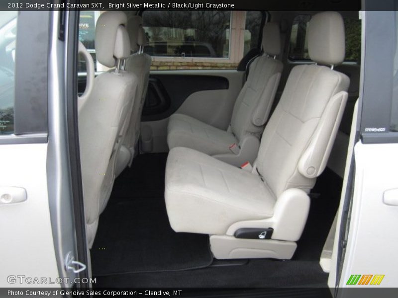 Bright Silver Metallic / Black/Light Graystone 2012 Dodge Grand Caravan SXT