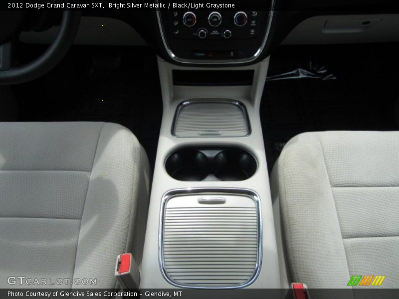 Bright Silver Metallic / Black/Light Graystone 2012 Dodge Grand Caravan SXT