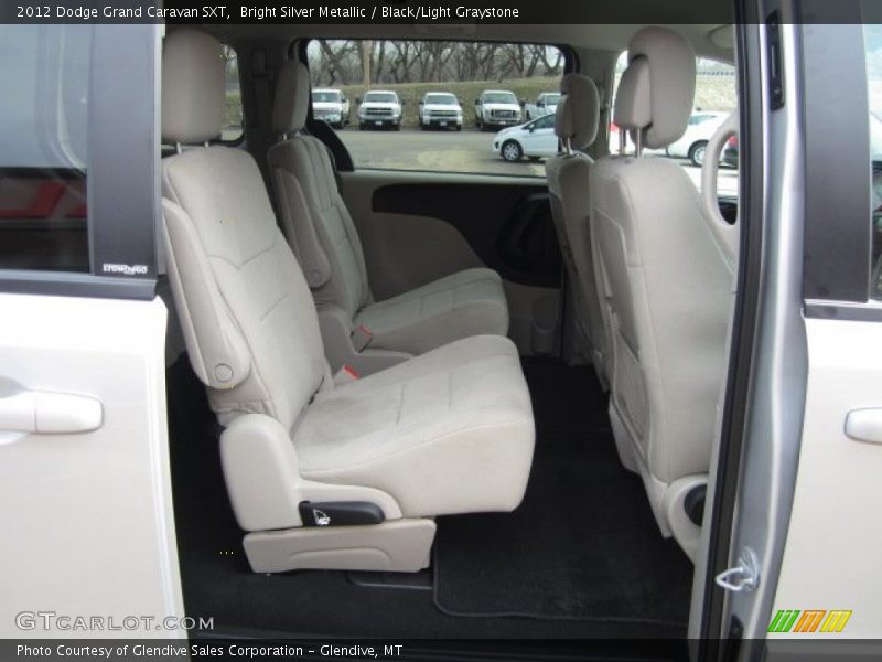 Bright Silver Metallic / Black/Light Graystone 2012 Dodge Grand Caravan SXT