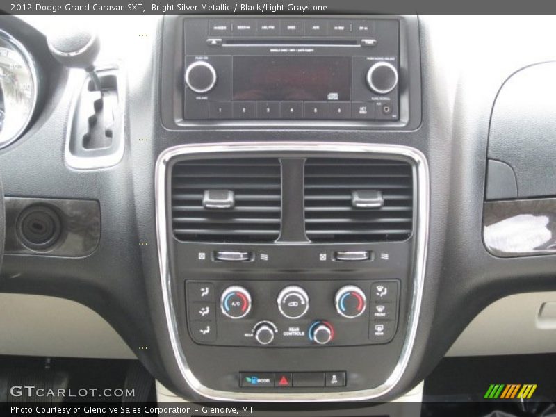 Bright Silver Metallic / Black/Light Graystone 2012 Dodge Grand Caravan SXT