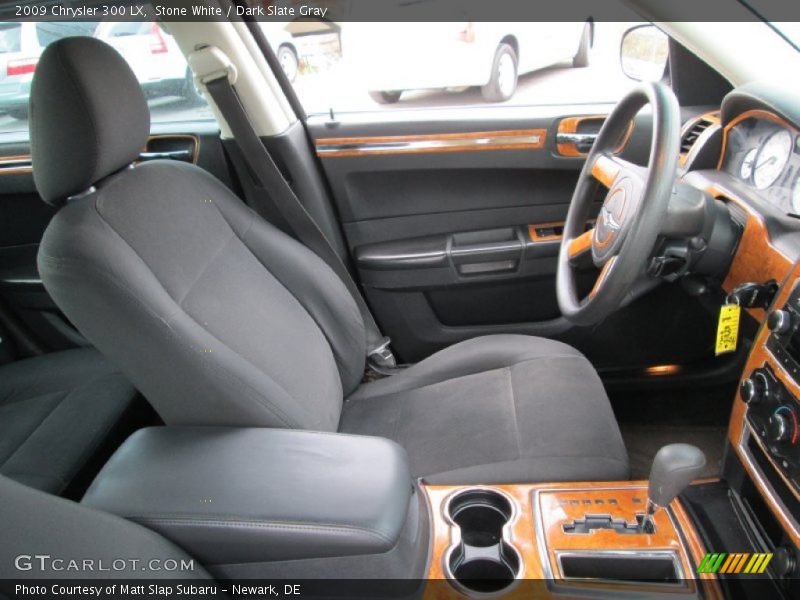 Stone White / Dark Slate Gray 2009 Chrysler 300 LX