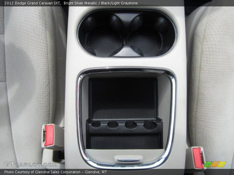Bright Silver Metallic / Black/Light Graystone 2012 Dodge Grand Caravan SXT