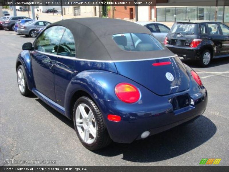 Galactic Blue Metallic / Cream Beige 2005 Volkswagen New Beetle GLS 1.8T Convertible