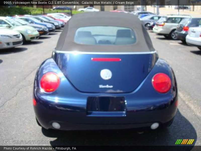 Galactic Blue Metallic / Cream Beige 2005 Volkswagen New Beetle GLS 1.8T Convertible