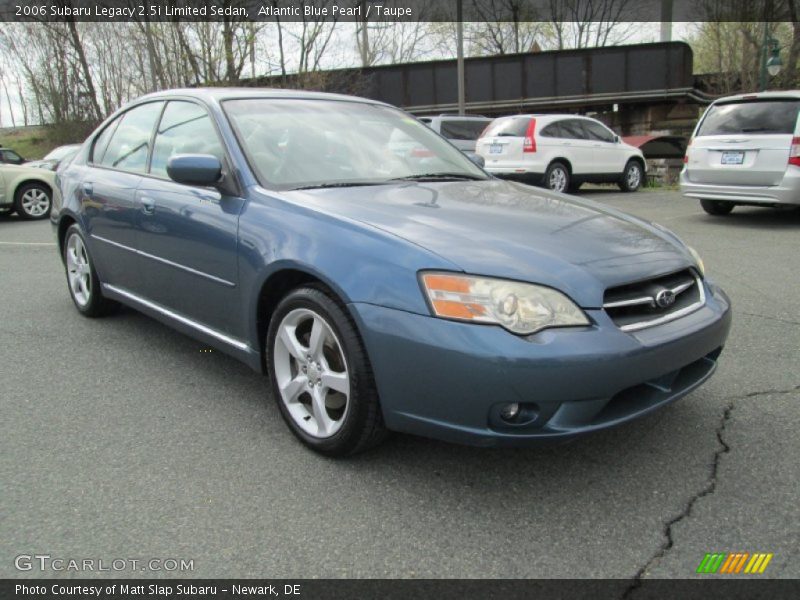 Atlantic Blue Pearl / Taupe 2006 Subaru Legacy 2.5i Limited Sedan