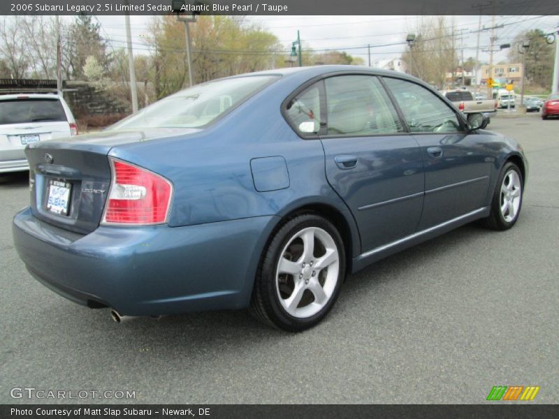 Atlantic Blue Pearl / Taupe 2006 Subaru Legacy 2.5i Limited Sedan