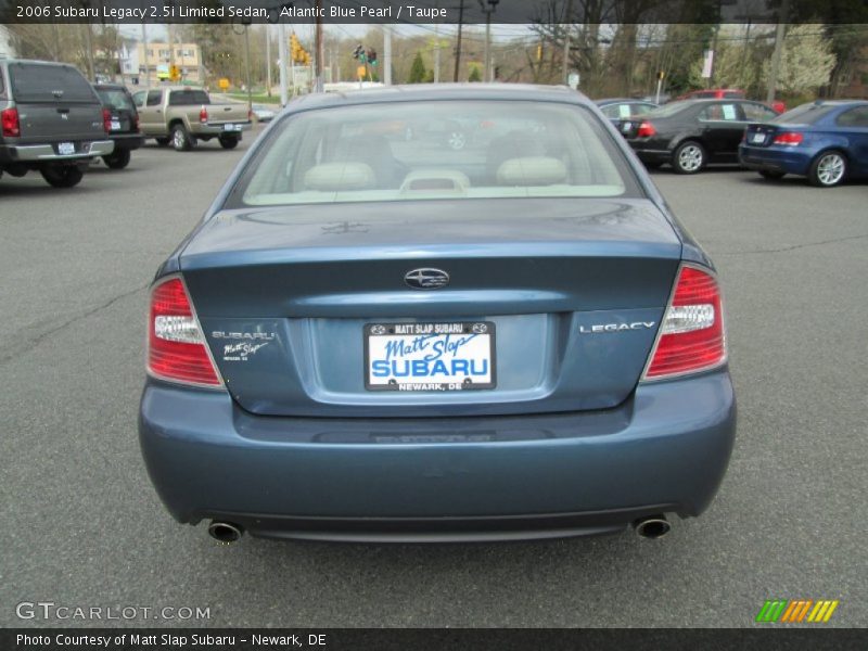 Atlantic Blue Pearl / Taupe 2006 Subaru Legacy 2.5i Limited Sedan