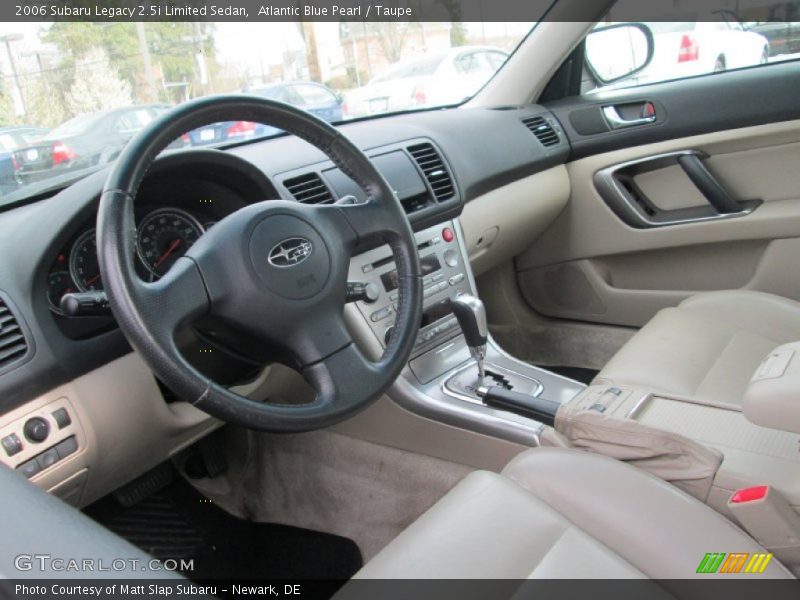 Atlantic Blue Pearl / Taupe 2006 Subaru Legacy 2.5i Limited Sedan