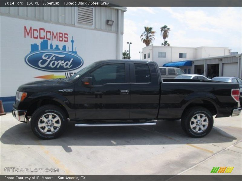 Tuxedo Black / Steel Grey 2014 Ford F150 XLT SuperCab