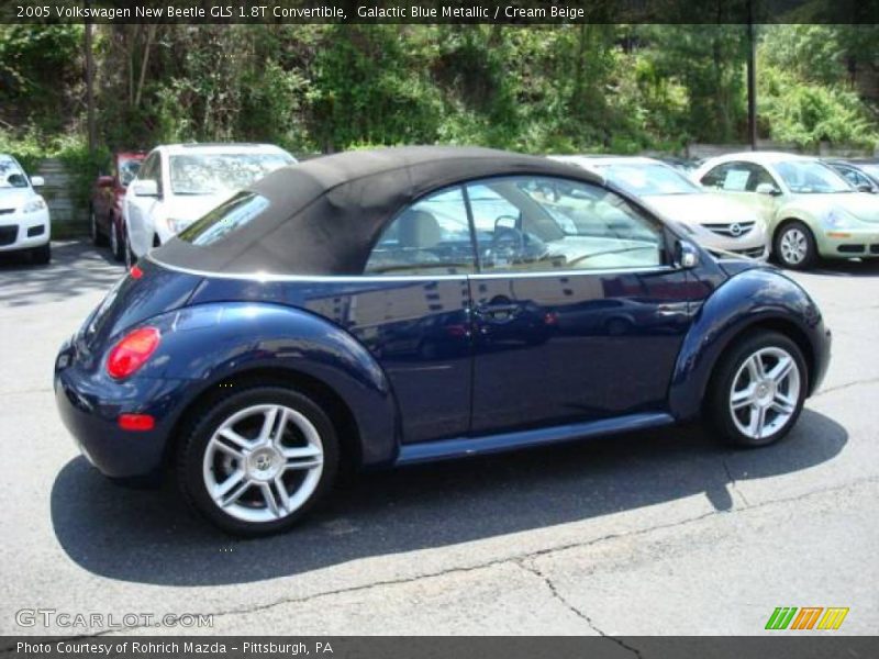 Galactic Blue Metallic / Cream Beige 2005 Volkswagen New Beetle GLS 1.8T Convertible