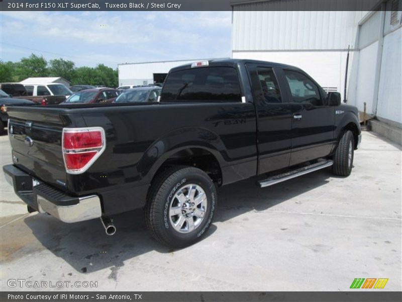 Tuxedo Black / Steel Grey 2014 Ford F150 XLT SuperCab