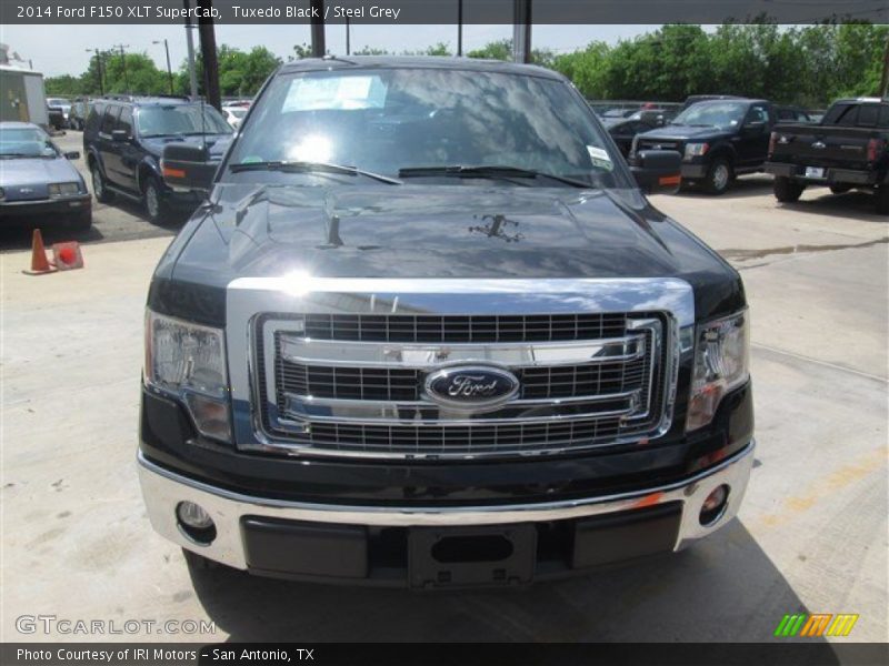 Tuxedo Black / Steel Grey 2014 Ford F150 XLT SuperCab