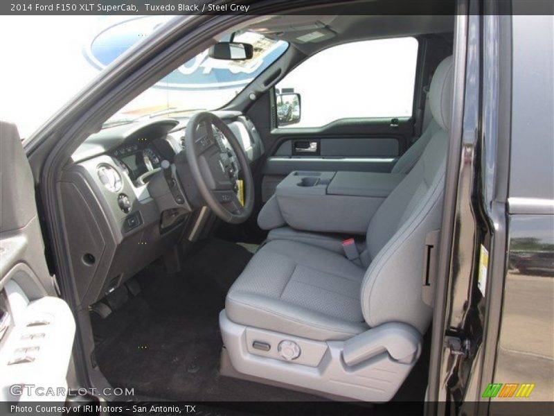 Tuxedo Black / Steel Grey 2014 Ford F150 XLT SuperCab