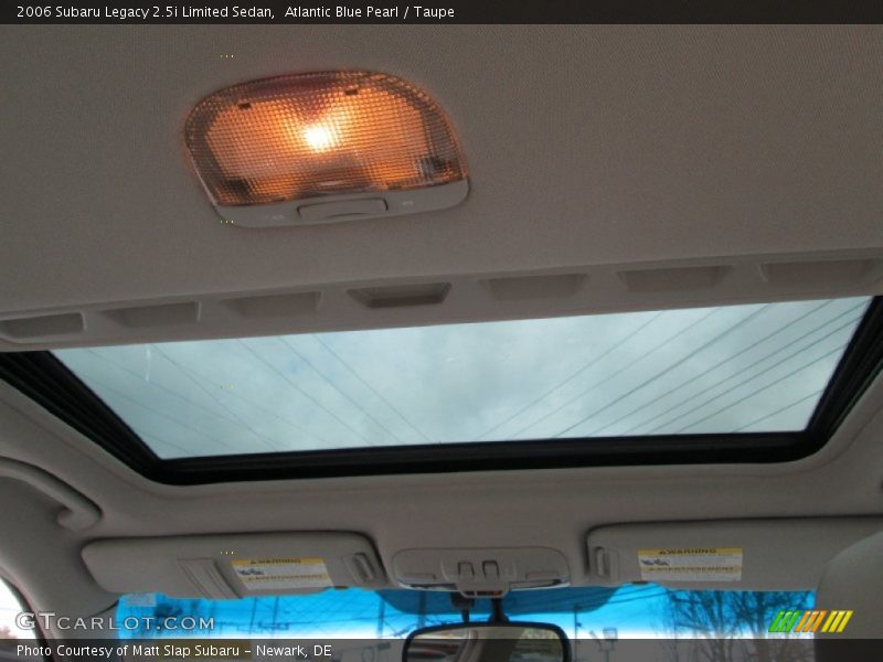 Atlantic Blue Pearl / Taupe 2006 Subaru Legacy 2.5i Limited Sedan