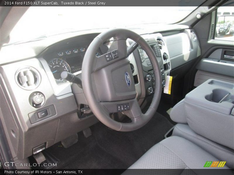 Tuxedo Black / Steel Grey 2014 Ford F150 XLT SuperCab