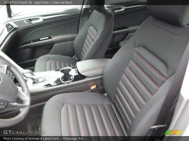 Ingot Silver / Charcoal Black 2014 Ford Fusion SE