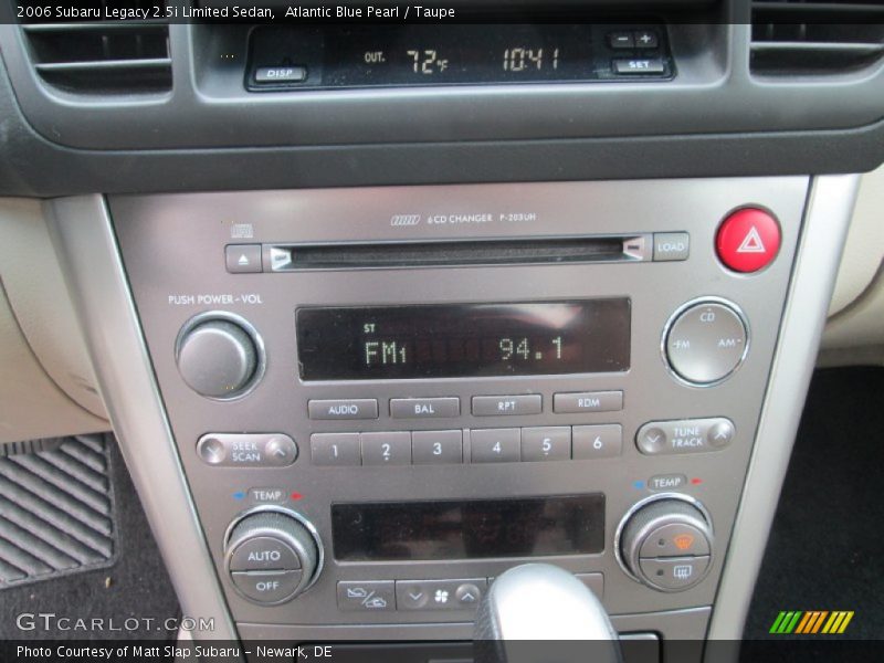 Atlantic Blue Pearl / Taupe 2006 Subaru Legacy 2.5i Limited Sedan