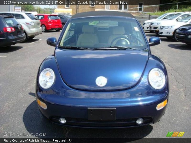 Galactic Blue Metallic / Cream Beige 2005 Volkswagen New Beetle GLS 1.8T Convertible