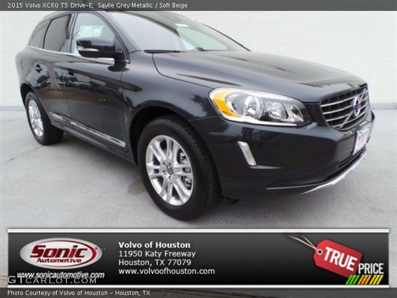 Savile Grey Metallic / Soft Beige 2015 Volvo XC60 T5 Drive-E