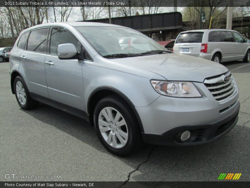 Ice SIlver Metallic / Slate Gray 2013 Subaru Tribeca 3.6R Limited