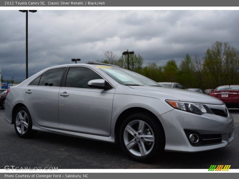 Classic Silver Metallic / Black/Ash 2012 Toyota Camry SE
