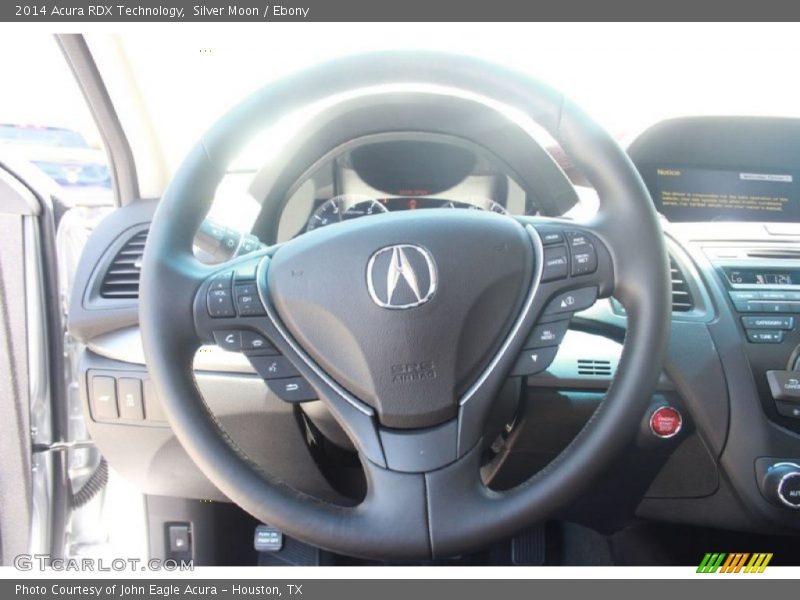 Silver Moon / Ebony 2014 Acura RDX Technology