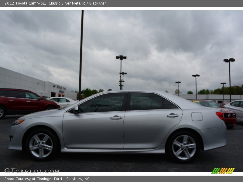 Classic Silver Metallic / Black/Ash 2012 Toyota Camry SE