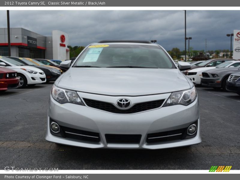 Classic Silver Metallic / Black/Ash 2012 Toyota Camry SE