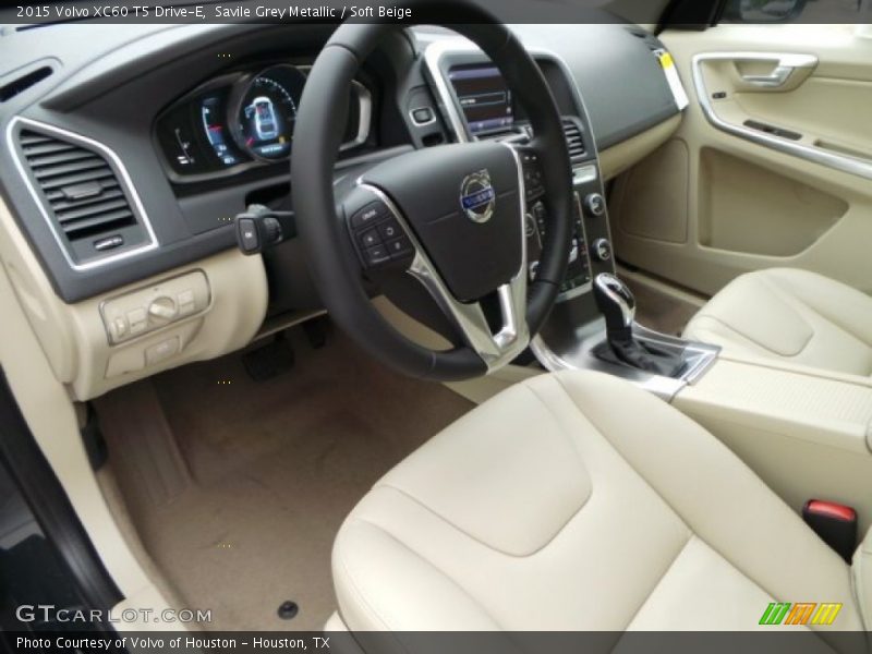 Savile Grey Metallic / Soft Beige 2015 Volvo XC60 T5 Drive-E