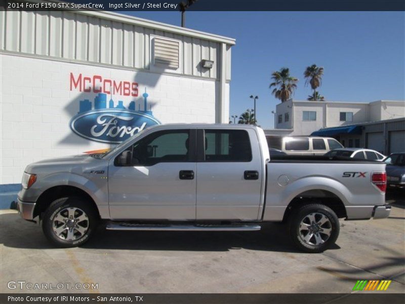 Ingot Silver / Steel Grey 2014 Ford F150 STX SuperCrew