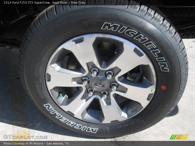 Ingot Silver / Steel Grey 2014 Ford F150 STX SuperCrew