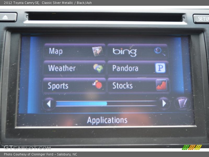Classic Silver Metallic / Black/Ash 2012 Toyota Camry SE